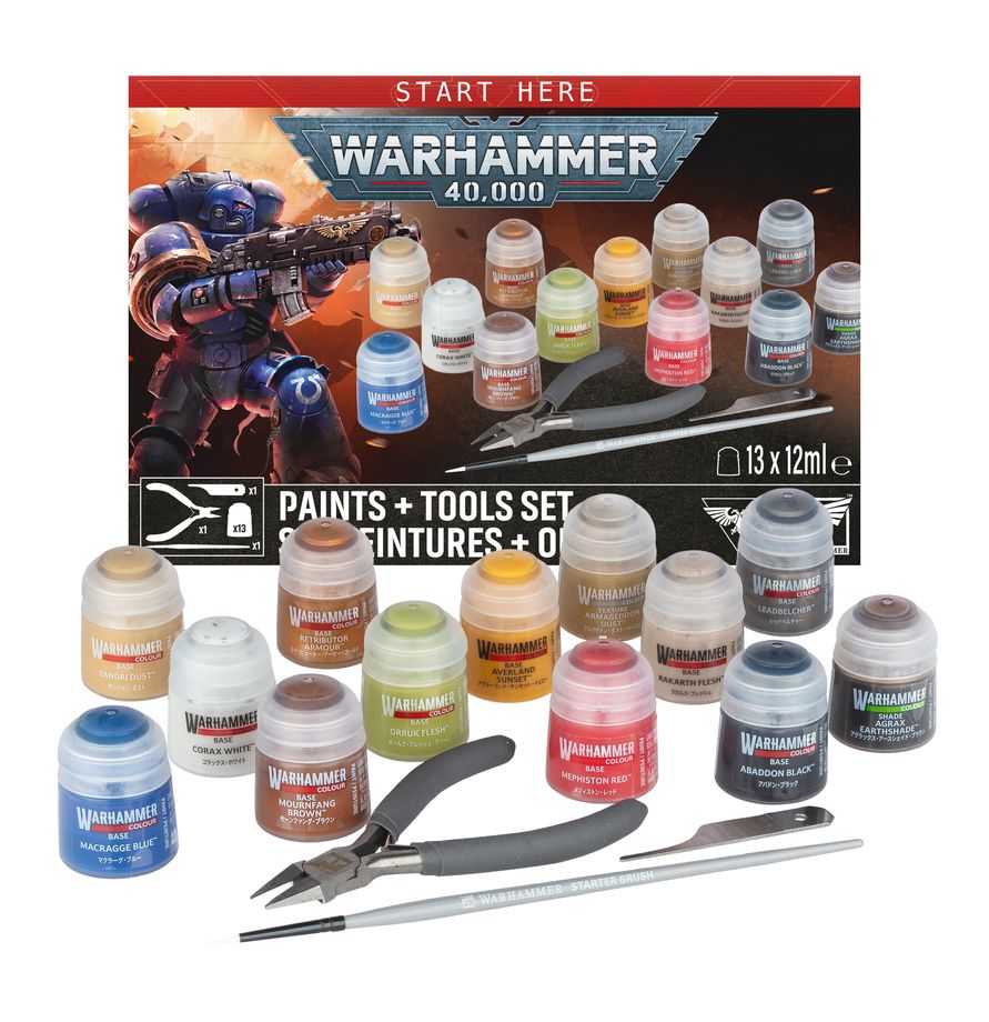 Warhammer 40K - Paints and Tools