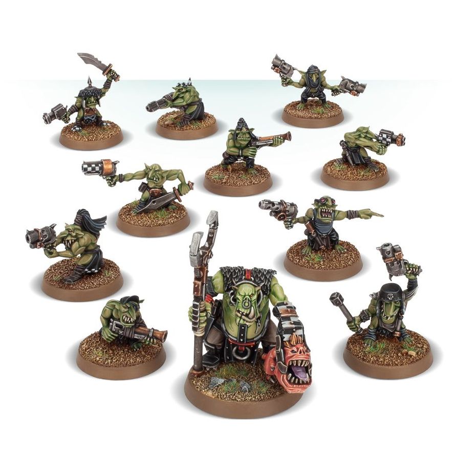 Warhammer 40K - Xenos - Orks: Runtherd and Gretchin