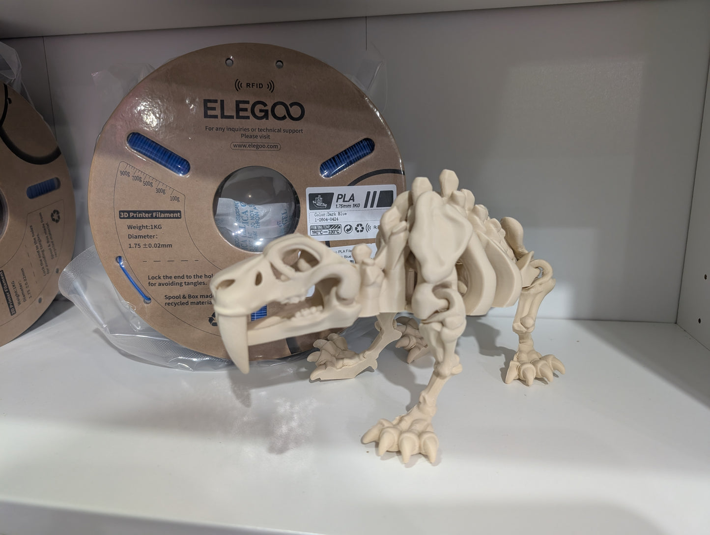 Skeleton Sabertooth (Single Color)