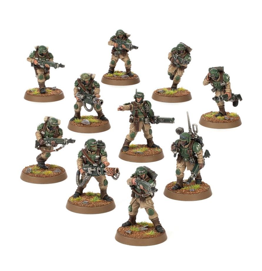 Warhammer 40K - Imperium - Astra Militarum: Cadian Shock Troops