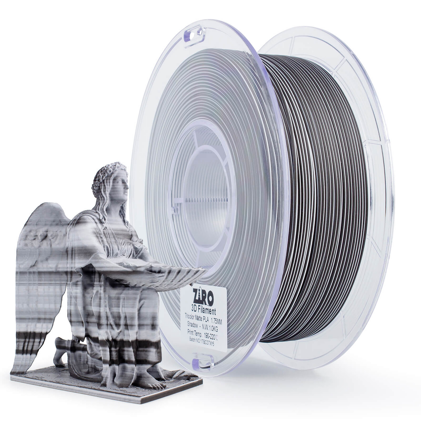 Ziro3D Tri-Color Matte PLA Filament