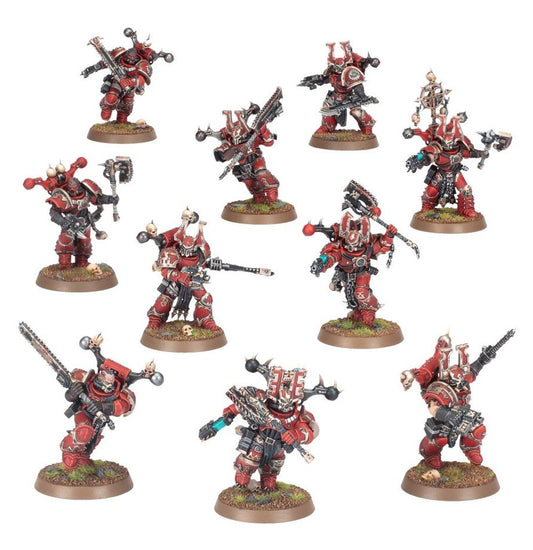 Warhammer 40K - Chaos - World Eaters: Korne Beserkers