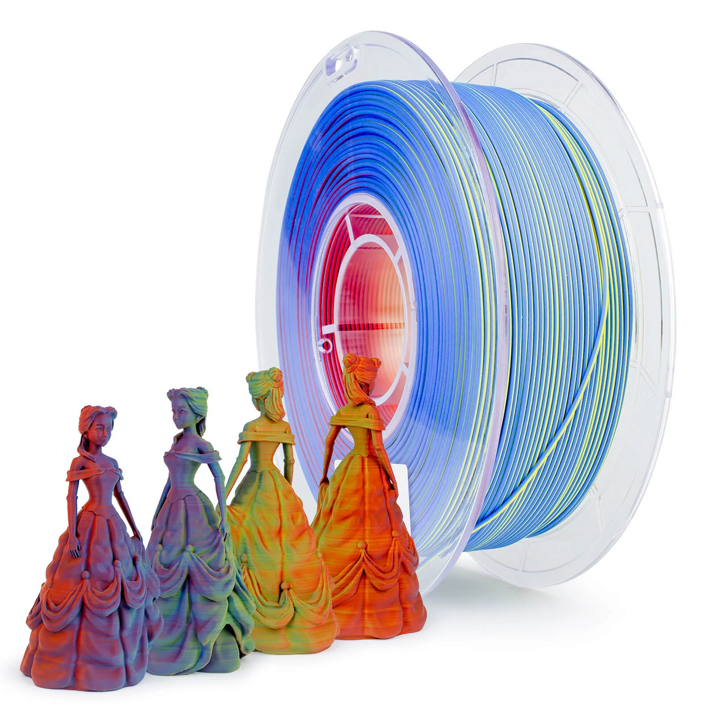 Ziro3D Tri-Color Matte PLA Filament