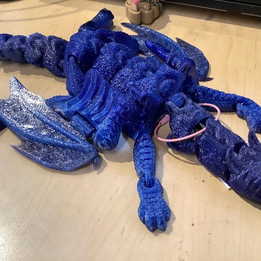 Finger Puppet Dragon (Single Color)