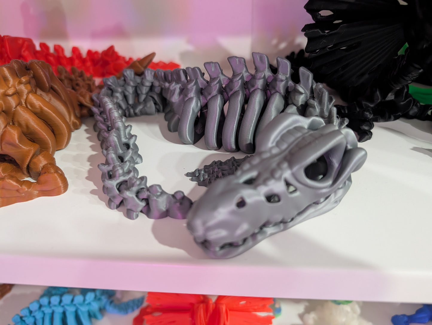 Skeleton Mosasaurus (Single Color)